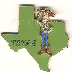 State Character Pins (Texas/Woody)