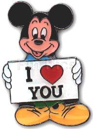 Germany ProPin - Mickey Mouse with 'I Love You' Sign