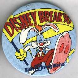 Button - WDW - Roger Rabbit - Disney Break 90