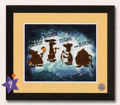 The Search For Imagination Pin Event - Framed Pin Set (Toot, Whistle, Plunk and Boom)