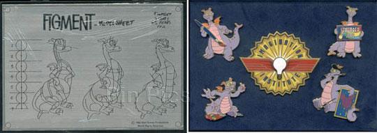 WDW - Figment - Search For Imagination Pin Event - Figments of Illumination Boxed Set