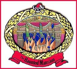DL - Haunted Mansion Fireplace - Holiday - Translucent - Stocking