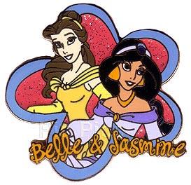 Pin Trading Starter Kit (Princesses) Belle & Jasmine