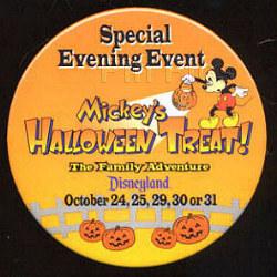 Button - 1996 Mickey's Halloween Treat - CM