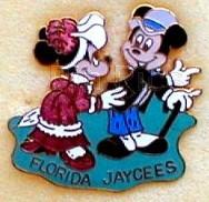 Florida Jaycees Mickey and Minnie Dressed Up