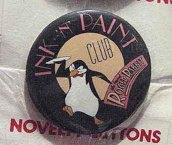 Ink & Paint Club Button from Roger Rabbit