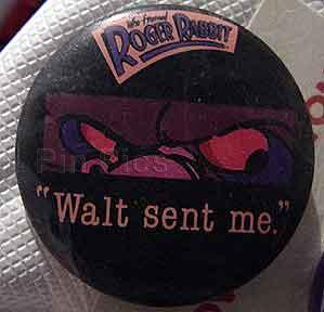 'Walt Sent Me' Doorman Button From Roger Rabbit