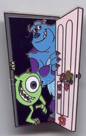 Monster's Inc - Mike and Sulley at Boo's Door