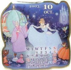 M&P - Cinderella - October - Calendar 2003 - From a 12 Pin Frame Set