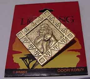 Lion King Simba & Nala Golden Pin