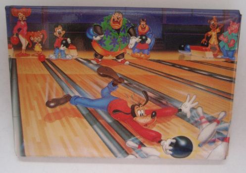 Disney Channel Goof Troop - Goofy and Max Bowling Button
