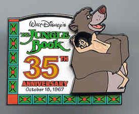 WDW - Baloo & Mowgli - The Jungle Book - 35th Anniversary