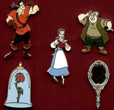 Beauty and the Beast Boxed Pin Set