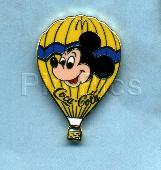 Mickey - Yellow Hot Air Balloon - Coca Cola - McDonalds