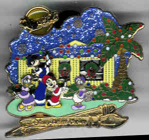 WDW - Minnie, Daisy, Clarabelle & Grandma Duck - Caroling - Spectacle of Pins 2002