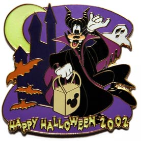 WDW - Goofy - Dressed as Maleficent - Happy Halloween 2002