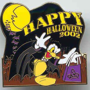 WDW - Donald Duck - Dressed as Vampire - Happy Halloween 2002