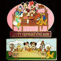 Disney Auctions - Thanksgiving 2002 (Set of 2)