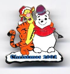 UK DS - Christmas 2002 (Tigger with Pooh Snowman)