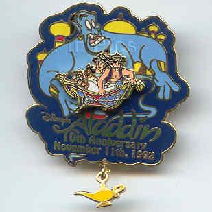 WDW - Genie, Aladdin, Jasmine & Abu - Aladdin - 10th Anniversary
