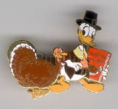 DLR Cast Exclusive - Thanksgiving 2002 (Donald & Turkey) Bobble