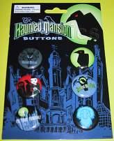 Button - WDW - Haunted Mansion - 6 Set