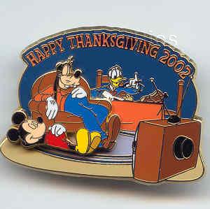 WDW - Mickey, Goofy & Donald - Happy Thanksgiving 2002