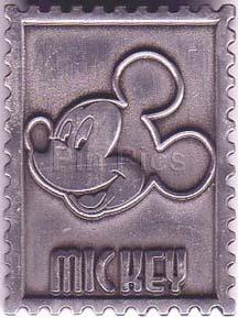 DLR Cast Member - Pewter Stamp (Mickey)