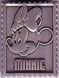 DL CM Pewter Stamp - Minnie