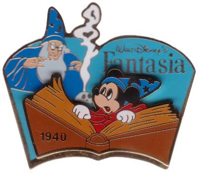 M&P - Sorcerer Mickey & Yensid - Fantasia 1940 - History of Art 2002