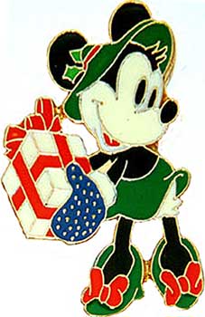 DS - Mickey & Friends An Enchanted Christmas - 1998 Tin Set (Minnie)