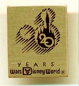 WDW - 20 Years Commemorative - Cast Manager's - Gold 