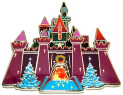 Disney Catalog - 2002 Advent Calendar Set (Christmas Eve Sleeping Beauty Castle)