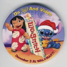 Wal*Mart Lilo and Stitch on Video Button