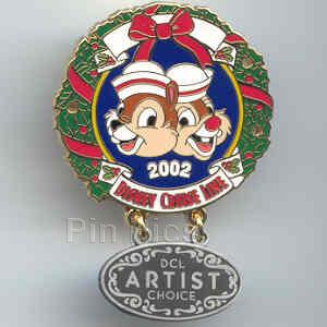 DCL - December 2002 Artist Choice Dangle (Chip and Dale) Light-Up
