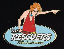 Disney Auctions - Rescuers 25th Anniversary Oversize Pin - Madame Medusa (Gold Prototype)