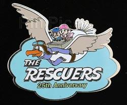 Disney Auctions - Rescuers 25th Anniversary Oversize Pin - Flying Orville (Silver Prototype)