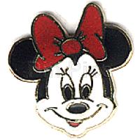 Black & White Minnie Face w/Red Bow (Europe)