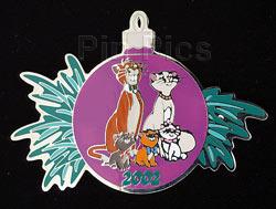 Disney Auctions - Aristocats Holidays Pin (Silver Prototype)