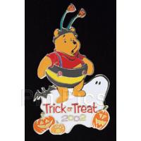 Disney Auctions - Pooh as a Honey Bee Halloween Pin (Silver Prototype)
