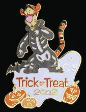 Disney Auctions - Tigger as Skeleton Halloween Pin (Gold Prototype)