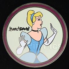 Disney Auctions - Marc Davis Oversized Cinderella Pin (Black Prototype)