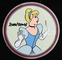 Disney Auctions - Marc Davis Oversized Cinderella Pin (Silver Prototype)