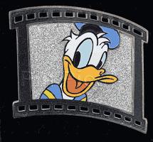 Disney Auctions - Donald Duck Film Reel Pin (Black Prototype)