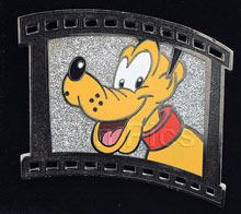 Disney Auctions - Pluto Film Reel Pin (Black Prototype)
