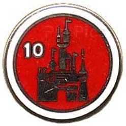 Disneyland (10 Years of Service) Red Castle