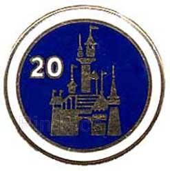 Disneyland (20 Years of Service) Blue Castle