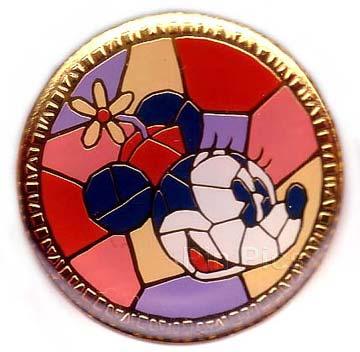TDR - Minnie Mouse - Mosaic Tile Circle - From a 2 Pin Set - TDS