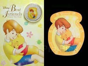 JDS - Pooh & Christopher Robin - Best Friends Pins and Postcards