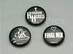 Kingdom Hearts Final Mix - 3 Button Set